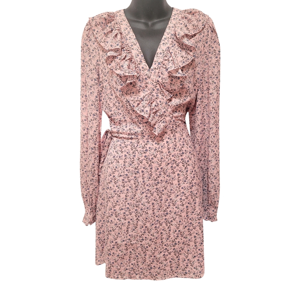 Free The Roses Wrap Dress NWT Size L